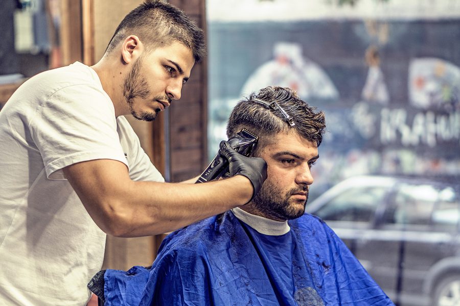 Ανδρικό κούρεμα και styling